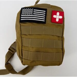 Tactical First Aid Kit IFAK MOLLMedical Pouch Coyote Tan Emergency Survival Gear